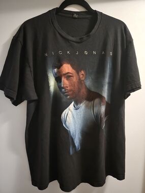 Nick Jonas 2016 Tour Black Graphic Tee